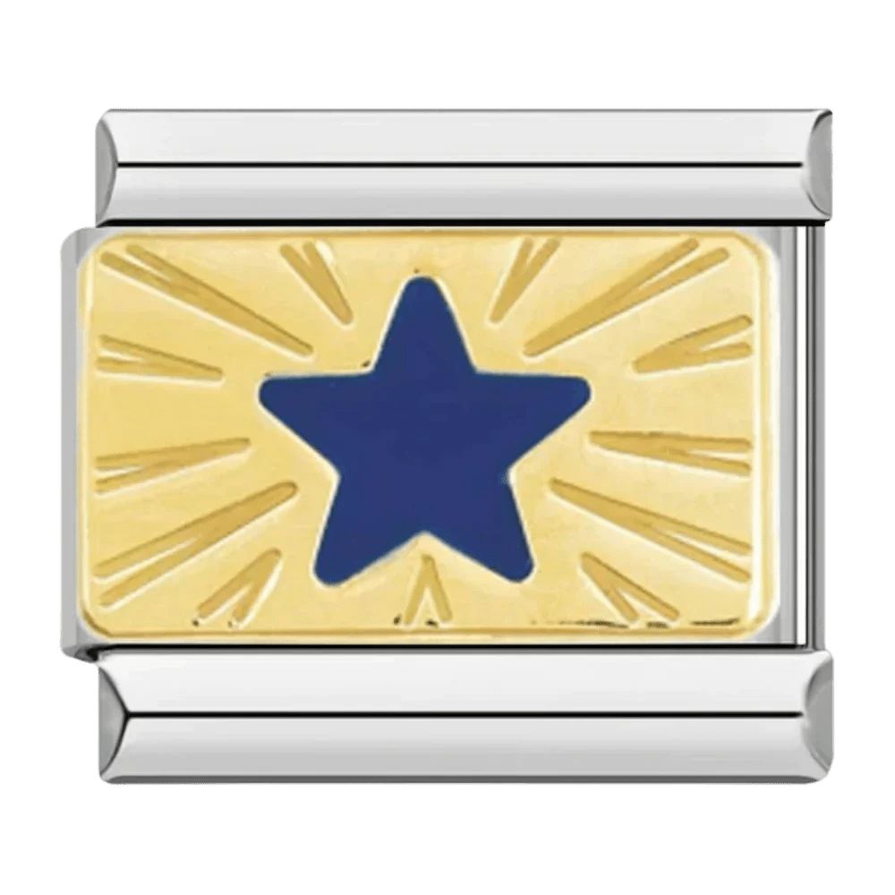 Blue Star Charm