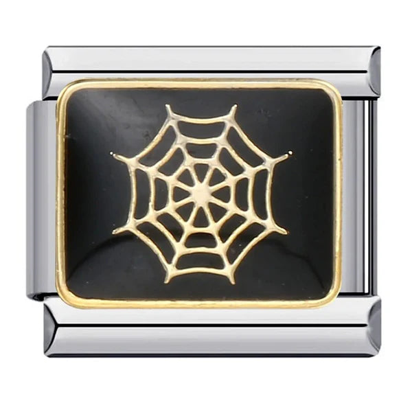 Spider Web Charm